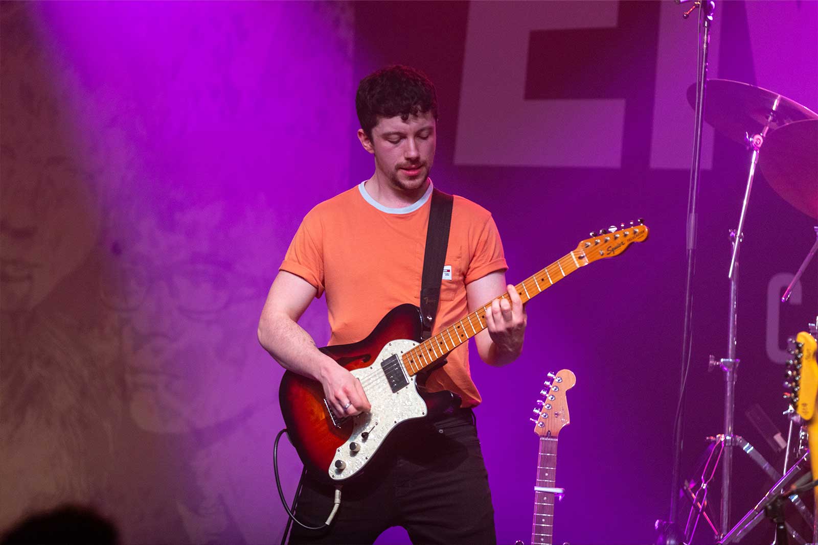 guitar player at indie explosion 