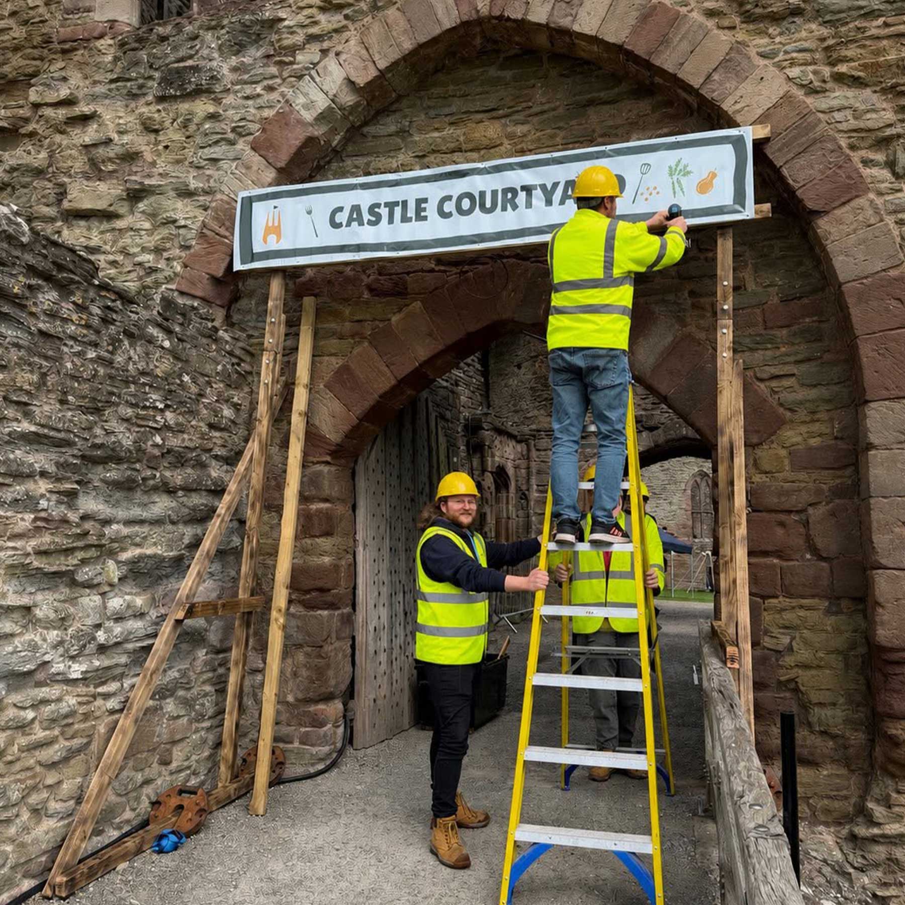 ludlow sign installation