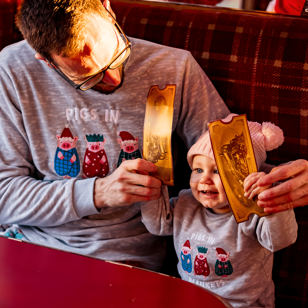 believers on board the polar express train ride tunbridge wells